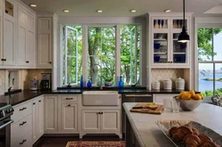 Small kitchen with window design