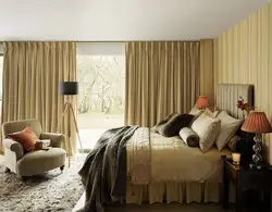 Beige Wall Curtains For Living Room Photo