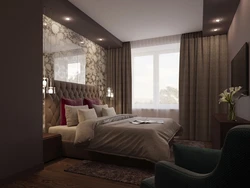 Colors Combined With Brown In The Bedroom Interior Photo