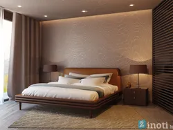 Colors Combined With Brown In The Bedroom Interior Photo
