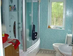 Duş dizaynı ilə ölkə vanna otağı