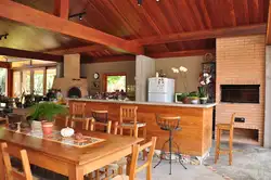 Summer kitchen room design