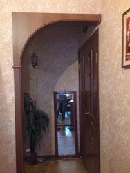 Photo of decorating a doorway to the kitchen