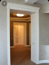 Photo of decorating a doorway to the kitchen