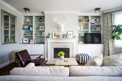 Living Room Design With Storage System