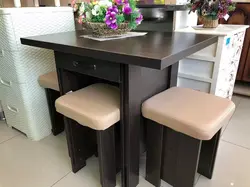 Sliding kitchen tables for a small kitchen photo