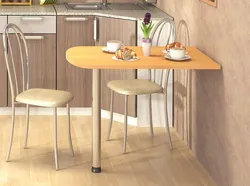Раздвижные кухонные столы для маленькой кухни фото