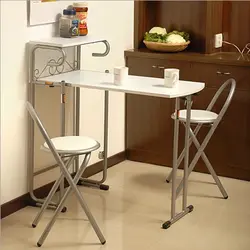 Sliding kitchen tables for a small kitchen photo