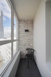 Loggia in gray design photo