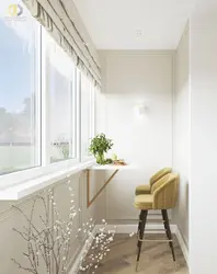 Loggia in gray design photo