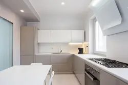 White And Beige Kitchens In The Interior
