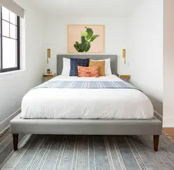 Photo of a small bedroom only bed