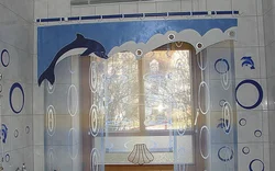Тюли фото ванной