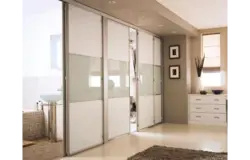 Stylish wardrobes in the hallway photo