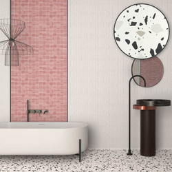 Interior with terrazzo bath