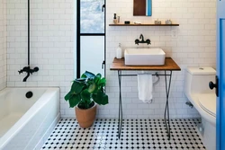 Bathroom floor tiles photo