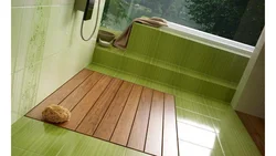 Bathroom floor tiles photo