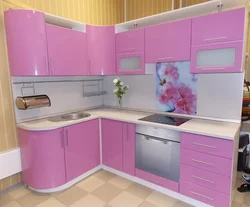 Small kitchen design for corner