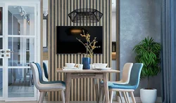 Decorative slats in kitchen design