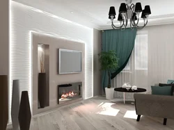 Photo Of The TV Area In The Living Room