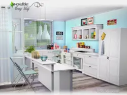 Sims 4 ас үйінің интерьері