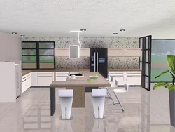 Sims 4 oshxona uchun ichki