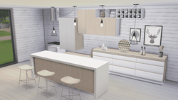 Sims 4 kitchen interior