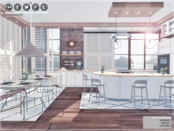 Sims 4 kitchen interior