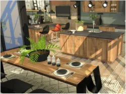 Sims 4 ас үйінің интерьері