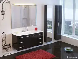 Bathroom furniture in an apartment photo