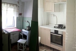 Фото после ремонта кухни в хрущевке 5 кв м
