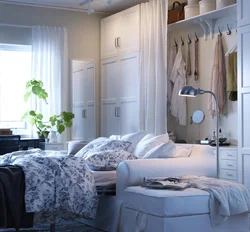 Ikea yotoq xonasi dizayni
