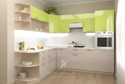 Дизайн Кухни В Современном Стиле В Светлых Тонах Угловая