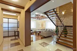 Design of a living room on the 1st floor in a house