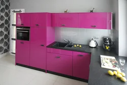 Fuchsia in the kitchen interior photo