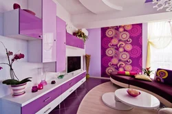Fuchsia in the kitchen interior photo