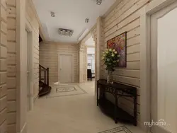 Ағаш үйдің дәлізінің ішкі көрінісі