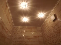 Bathroom ceiling lamp design