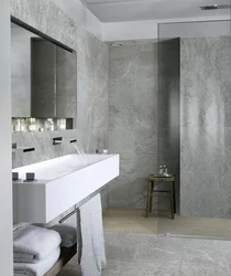 Bathroom Design Concrete Tiles