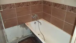 Як правільна выкласці плітку ў ваннай фота