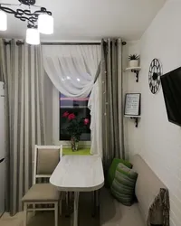 Divan ilə Xruşşevdə mətbəx dizaynı