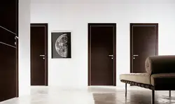 Дизайн квартиры с дверями венге