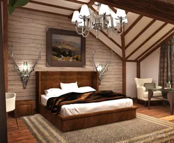 Chalet yataq otağı fotoşəkili