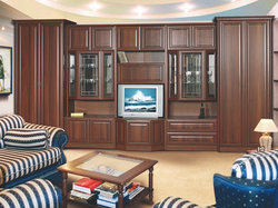 Walnut furniture living room photo