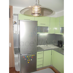 Corner kitchen design in Khrushchev 5 sq.
