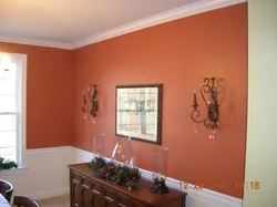 Painting the walls in the kitchen with water emulsion photo