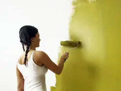 Oshxonada devorlarni suv emulsiyasi fotosurati bilan bo'yash