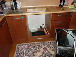 How to install an oven in the kitchen photo
