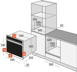 How to install an oven in the kitchen photo