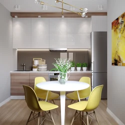 Kitchen interior in bright style